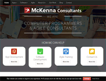 Tablet Screenshot of mckennaconsultants.com